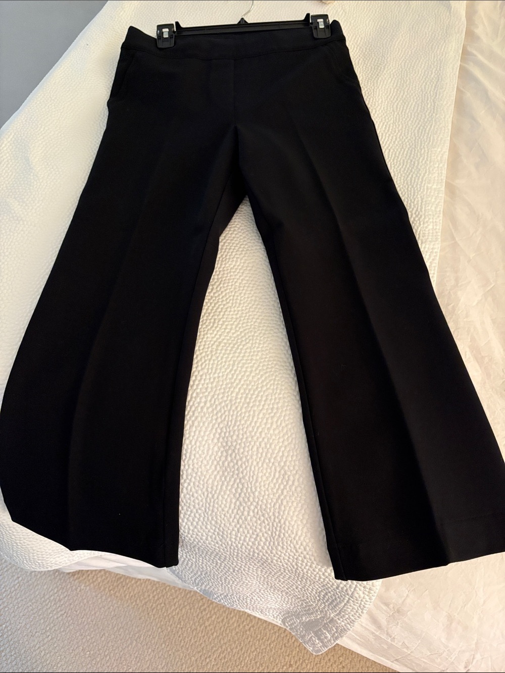 SPANX Black Pants with Red Brand Tag